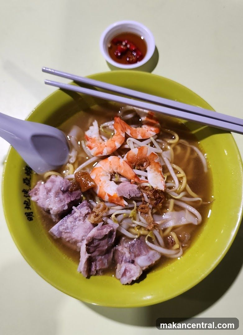 Prawn and Pork Rib Noodles