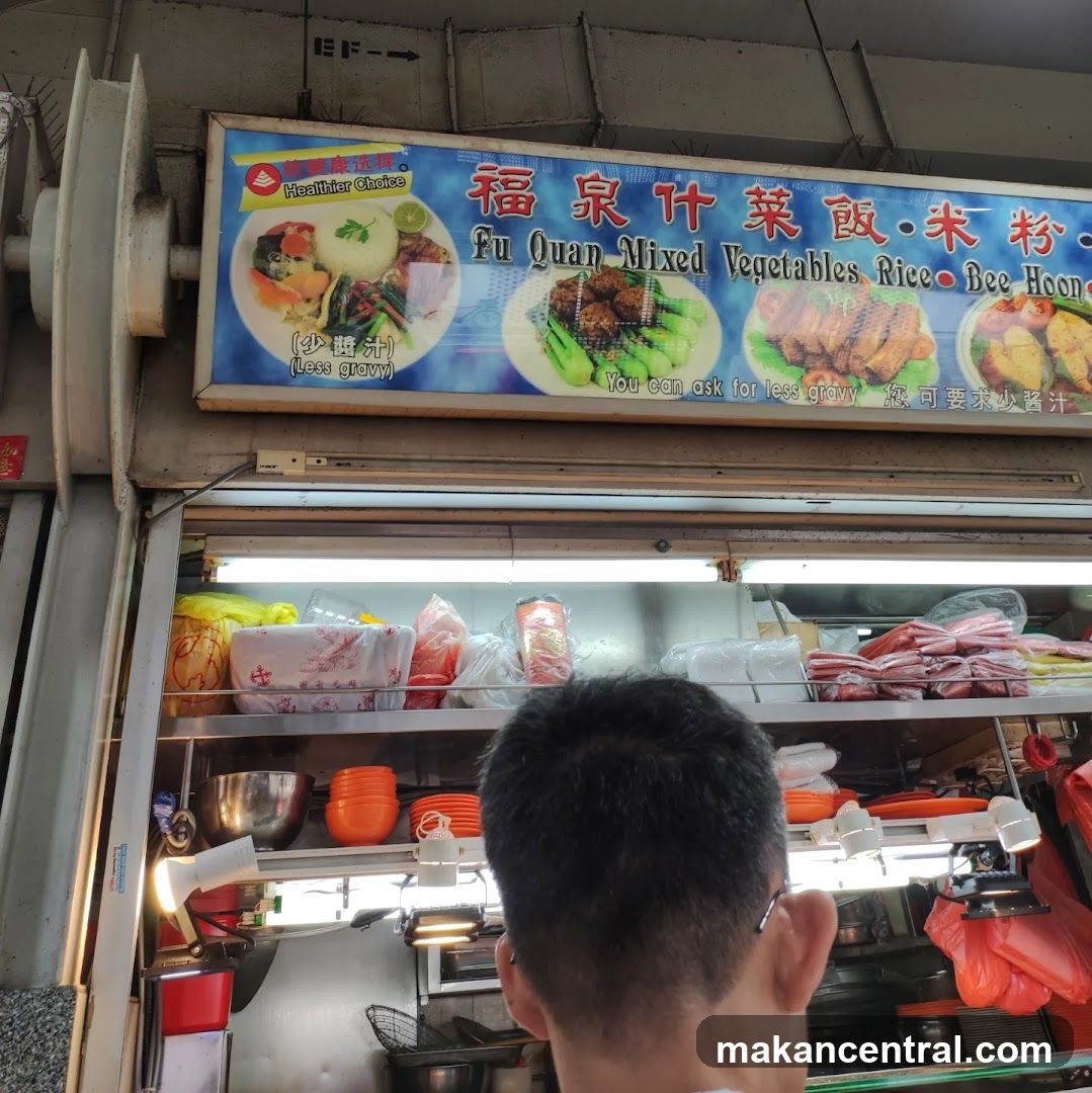 Mixed Vegetables Rice Stall