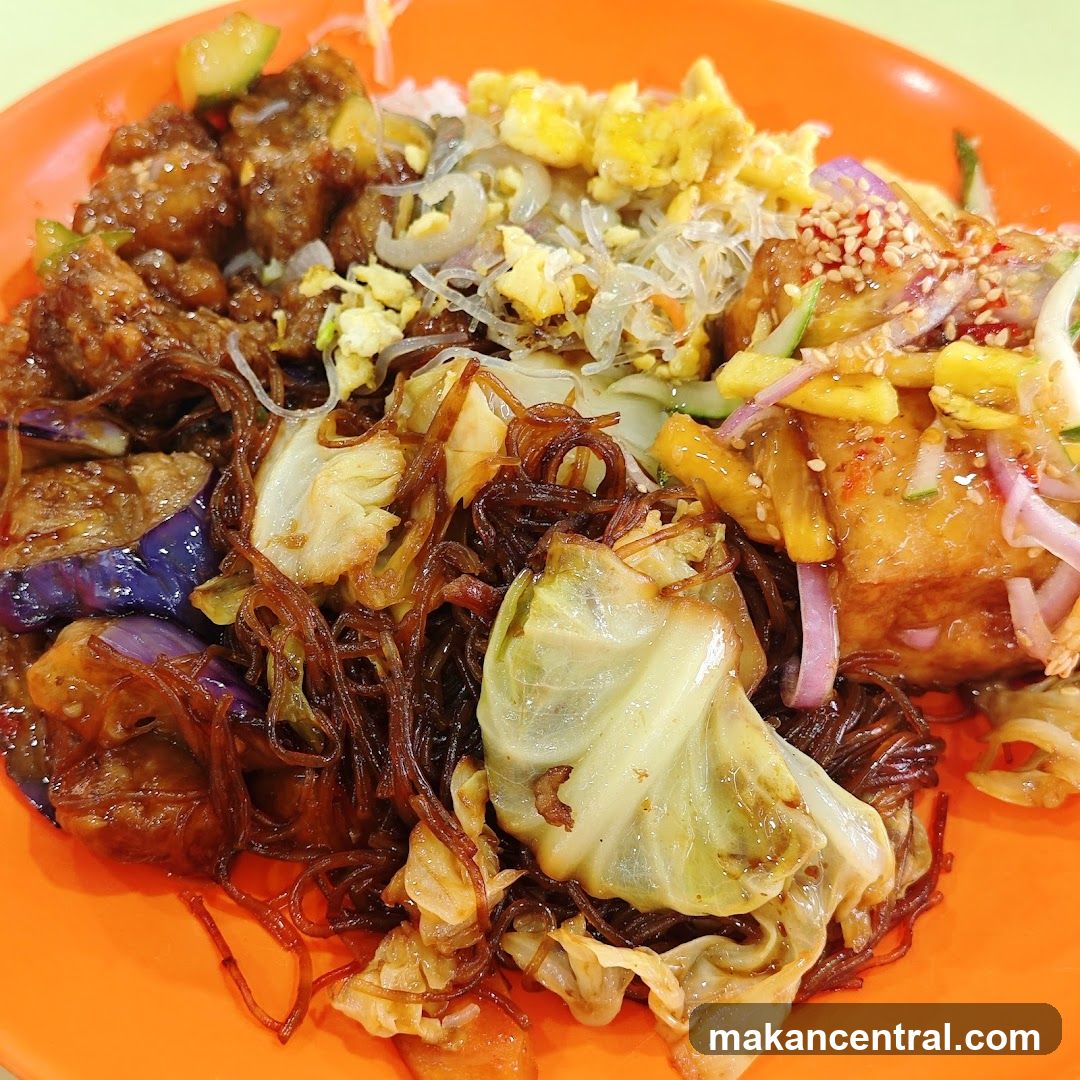 Mixed Vegetable Rice Plate