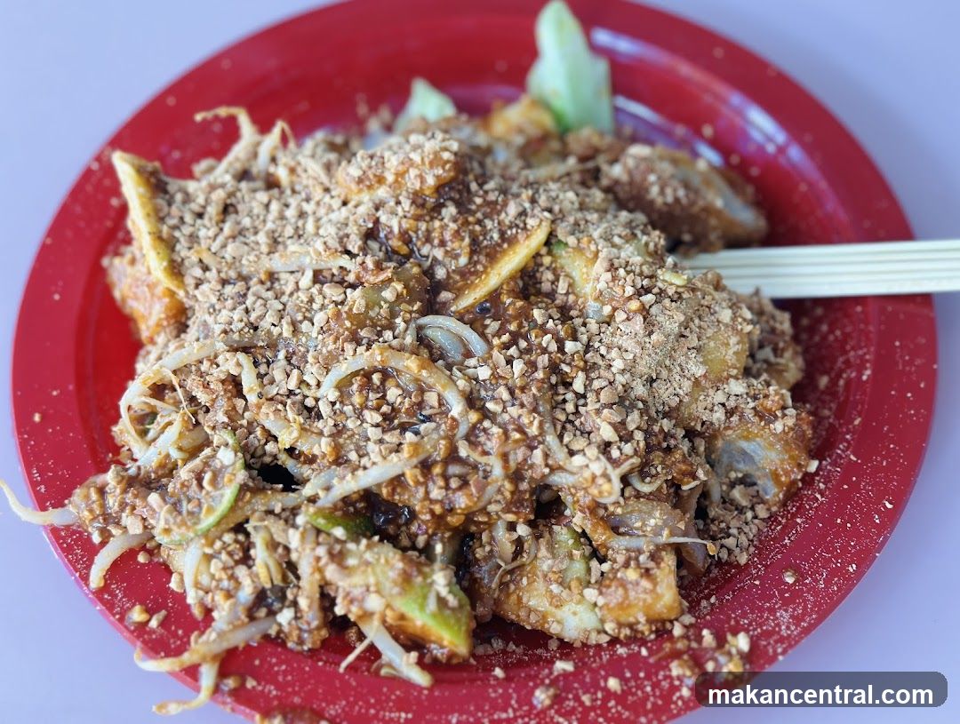 Rojak on a Red Plate