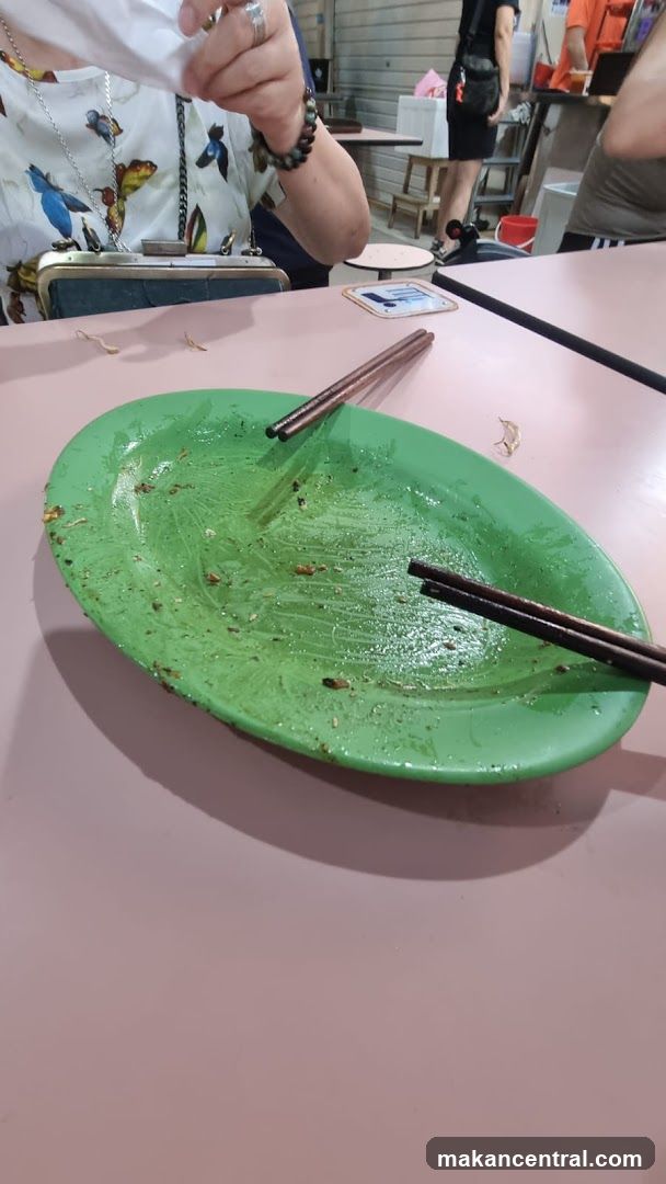 Dirty Plate with Chopsticks