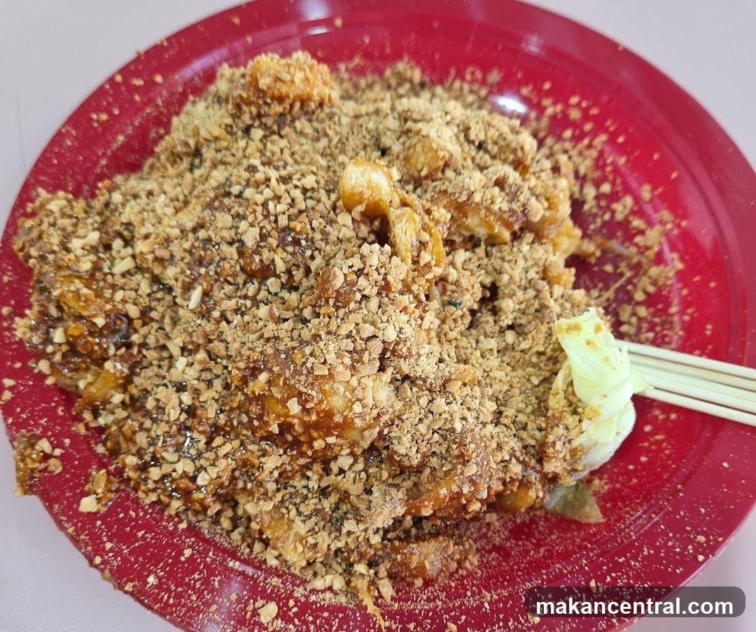 Fried Food with Crushed Peanuts