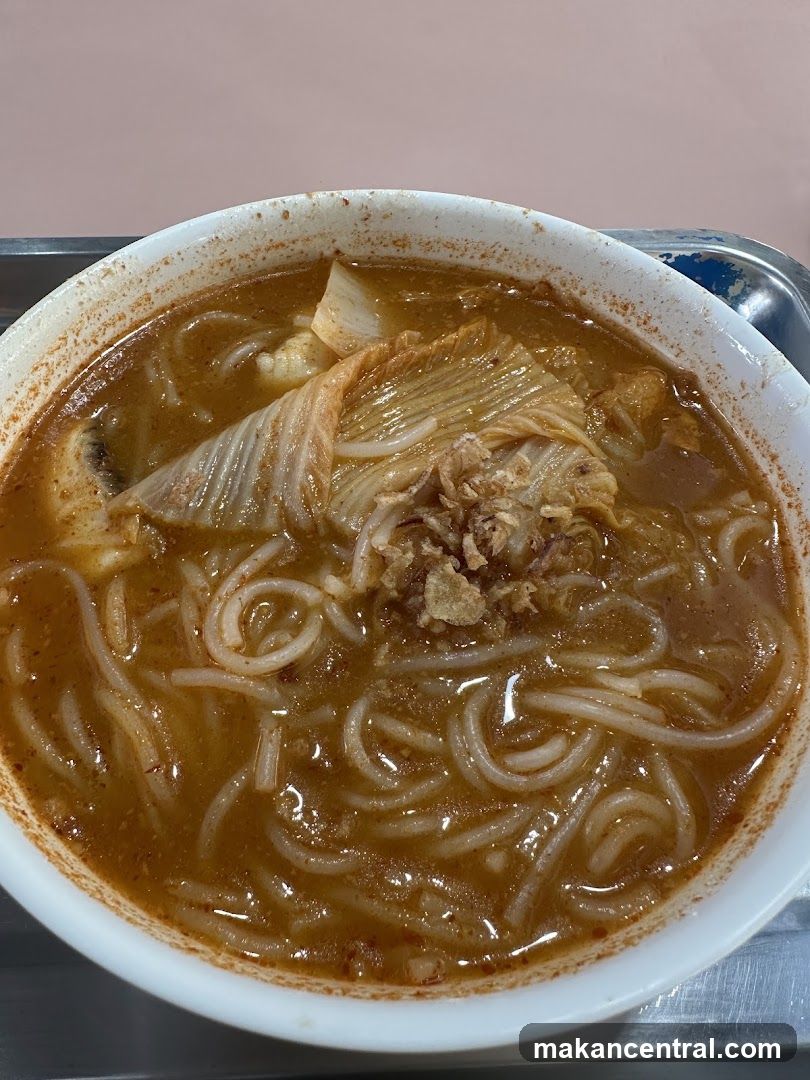 Noodle Soup with Kimchi