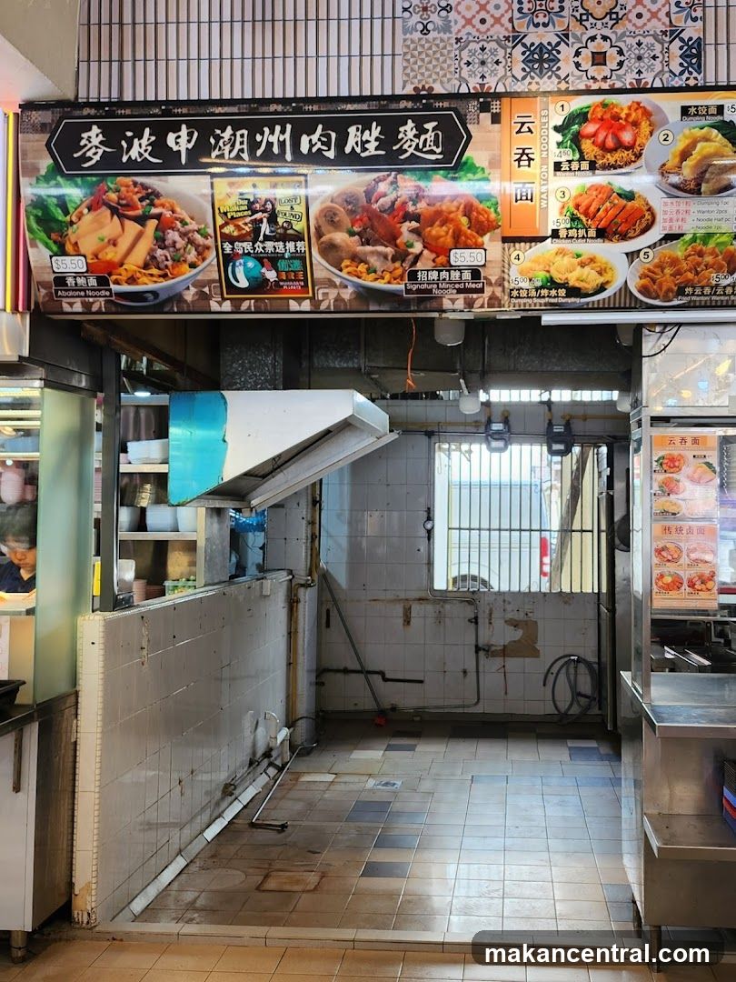 Noodle Stall Menu