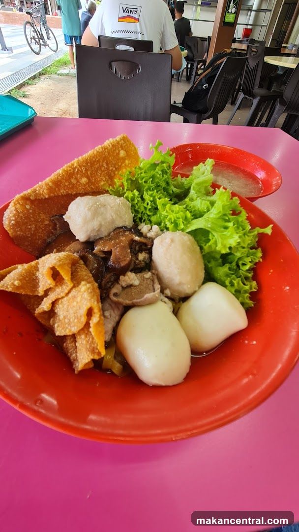 Noodles with Fish Balls and Wontons