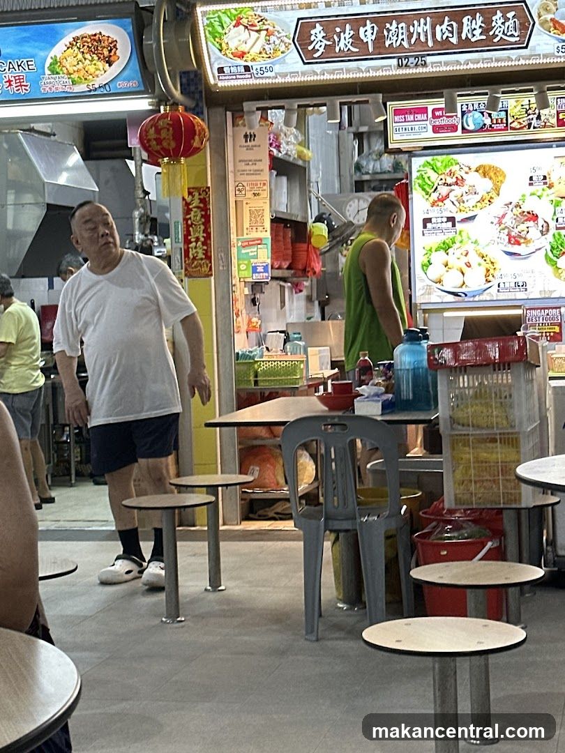 Food Stall with Menu Displays