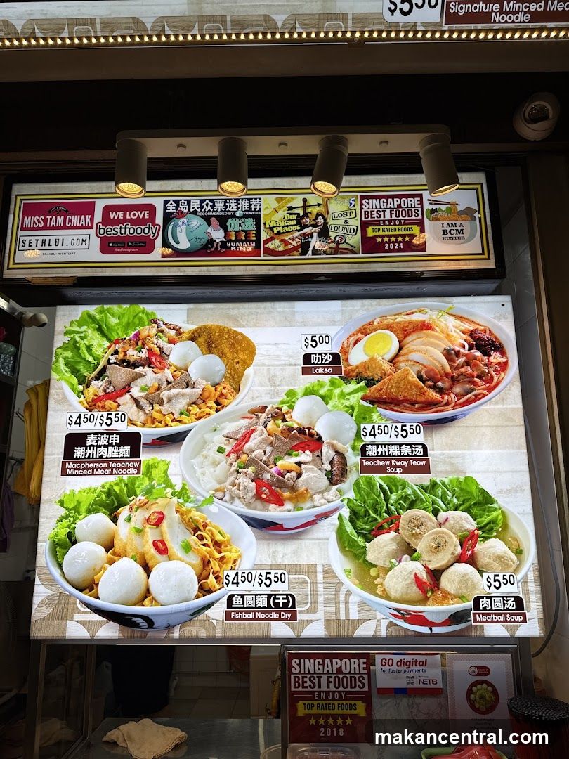 Food Stall Menu Display