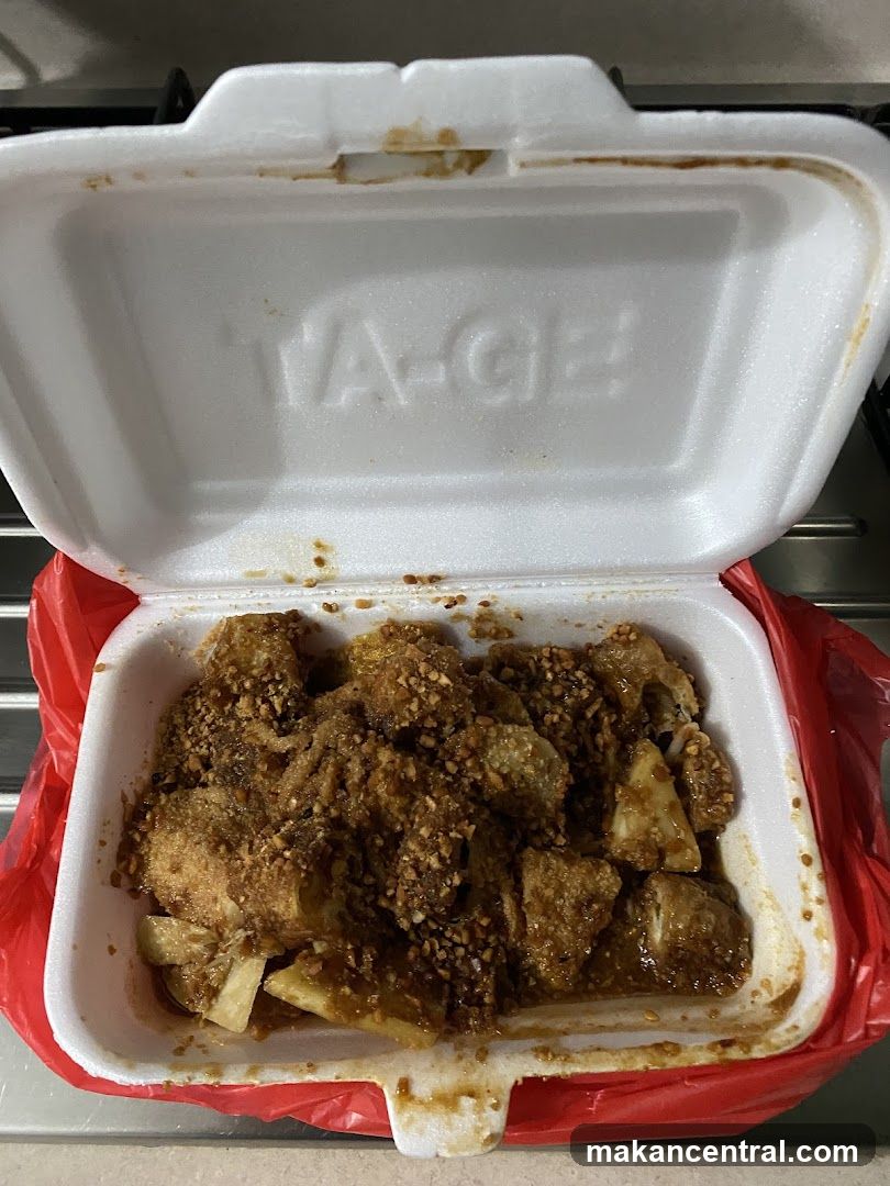 Fried Food in Takeout Container