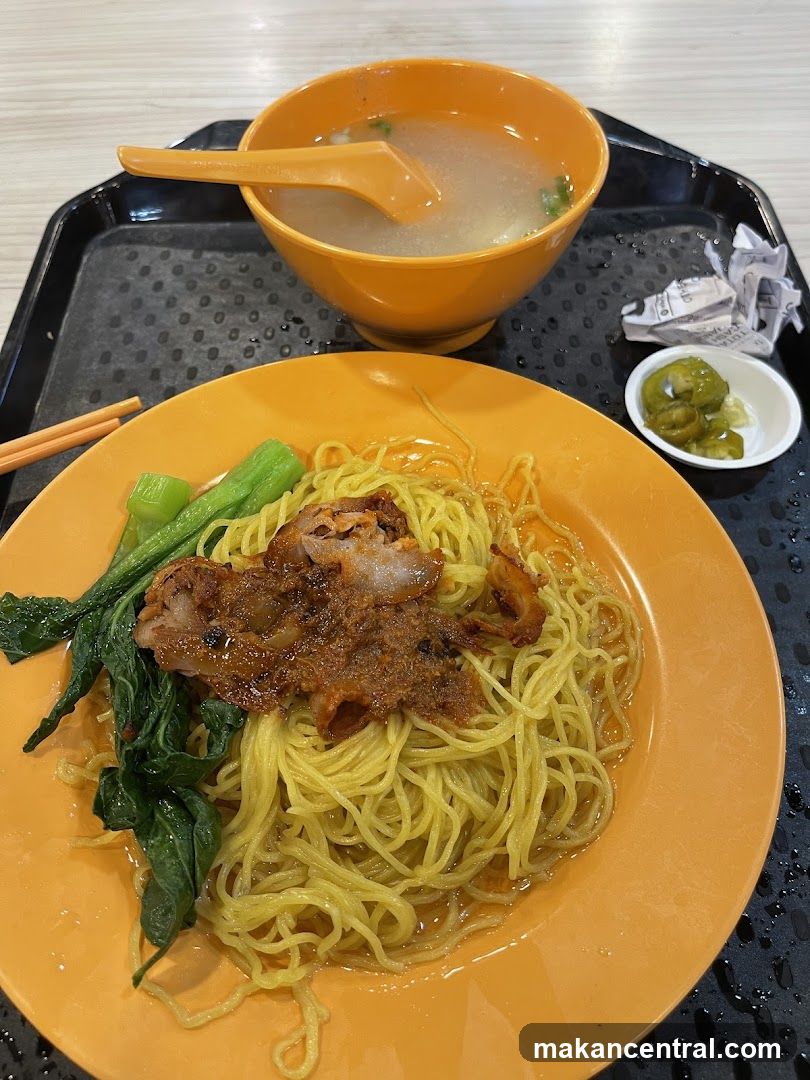 Noodles with Meat and Soup