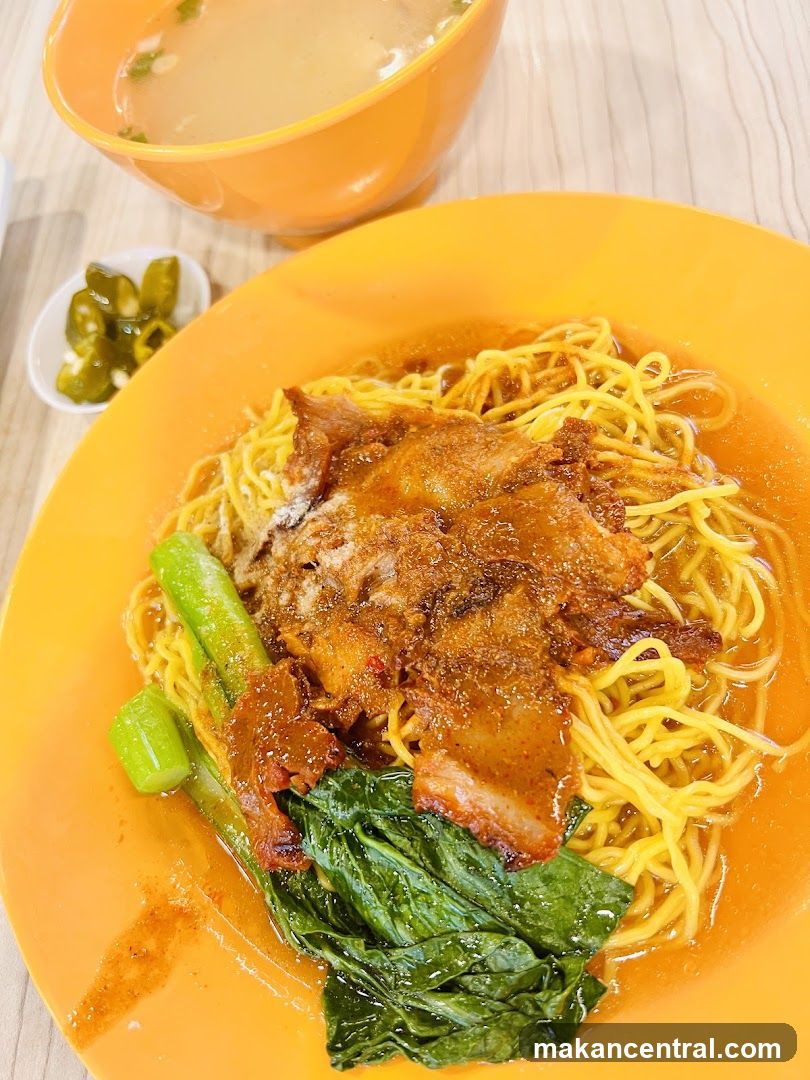 Noodles with Char Siu and Greens