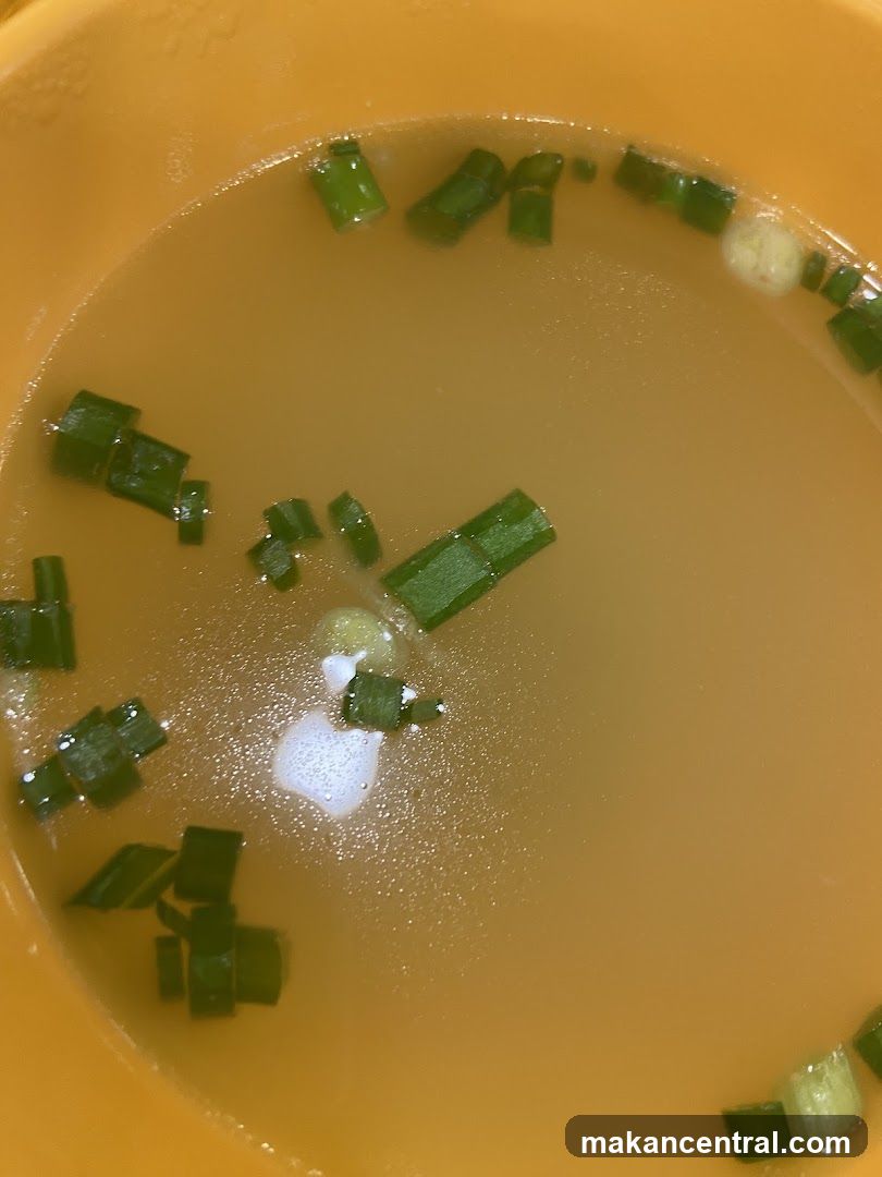 Soup with Green Onions
