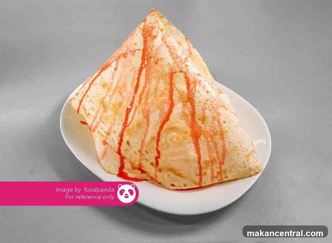 Roti Canai with Syrup