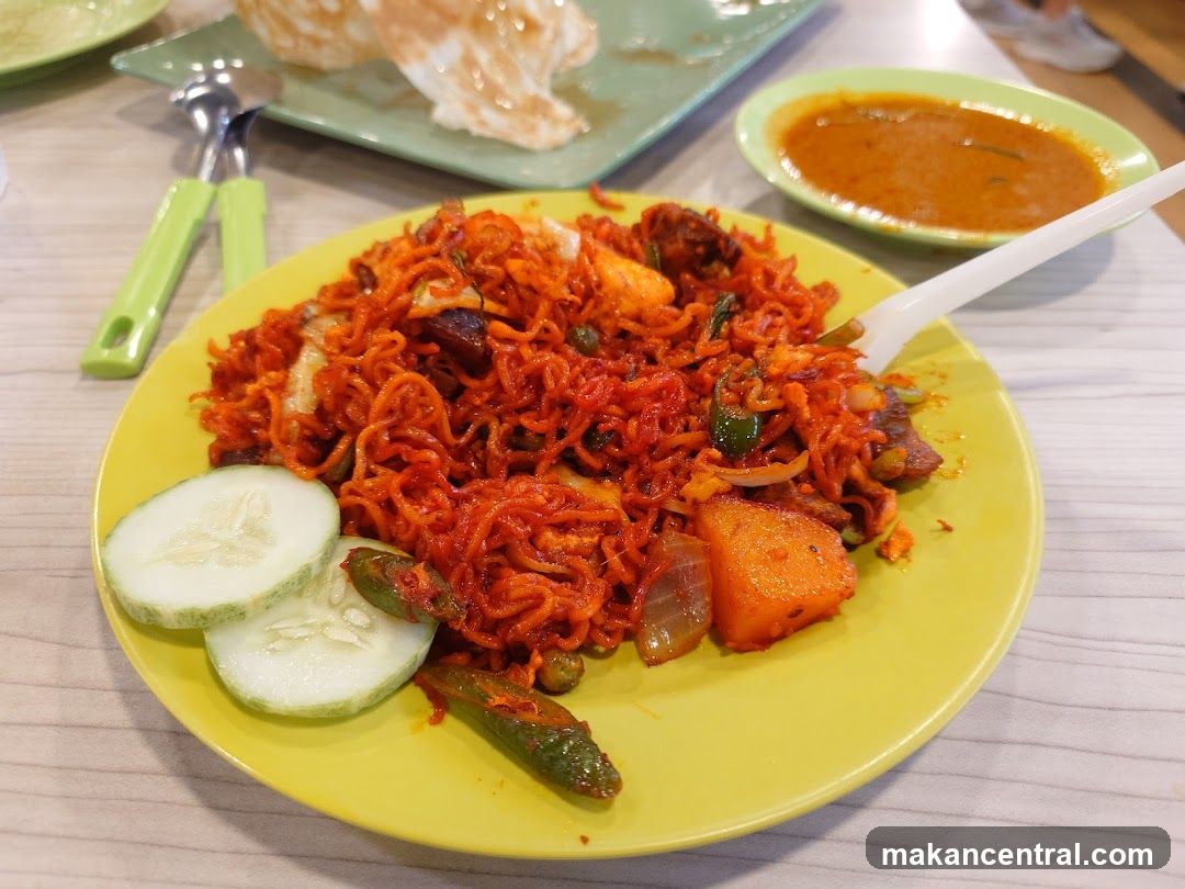 Spicy Noodles with Side Dish