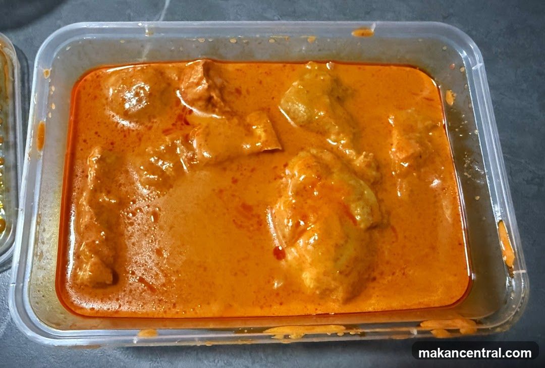 Chicken Curry in Takeaway Container