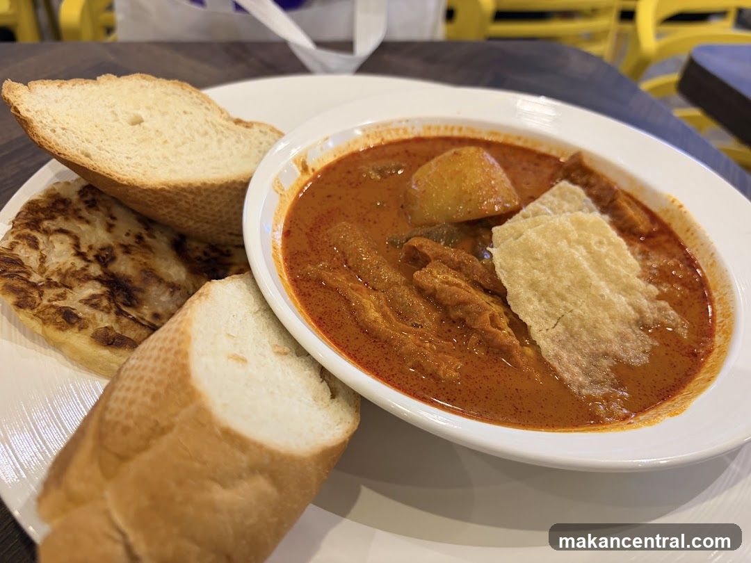 Curry with Bread and Roti