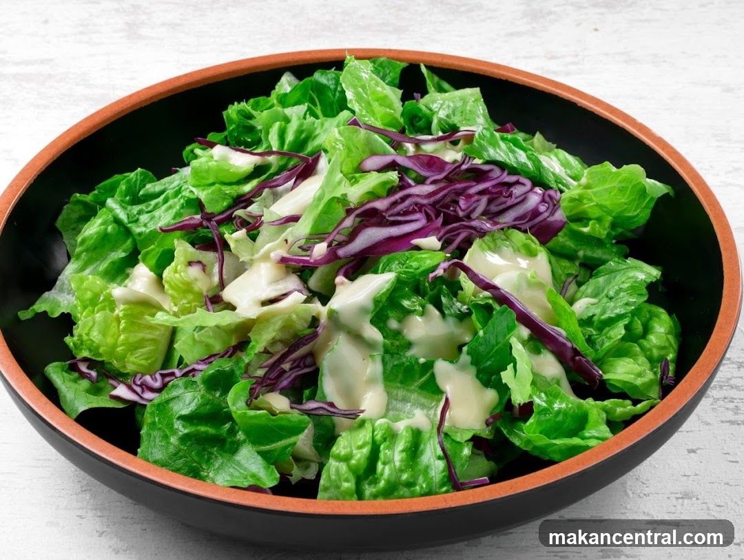 Salad with Dressing