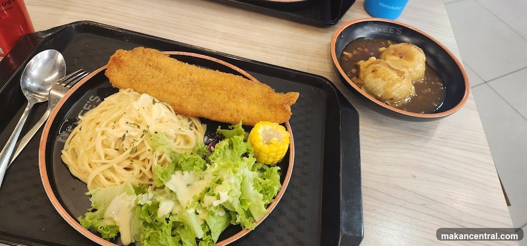 Fish and Chips with Pasta