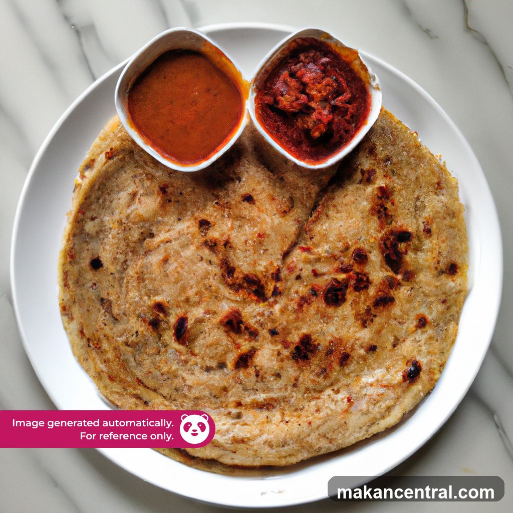 Paratha with Curries
