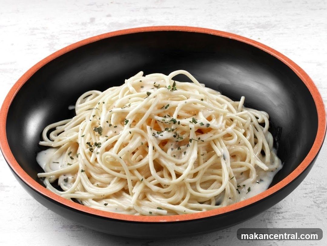 Spaghetti with Cream Sauce