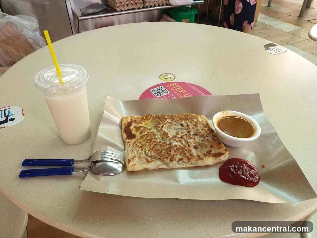 Roti Prata and Drink
