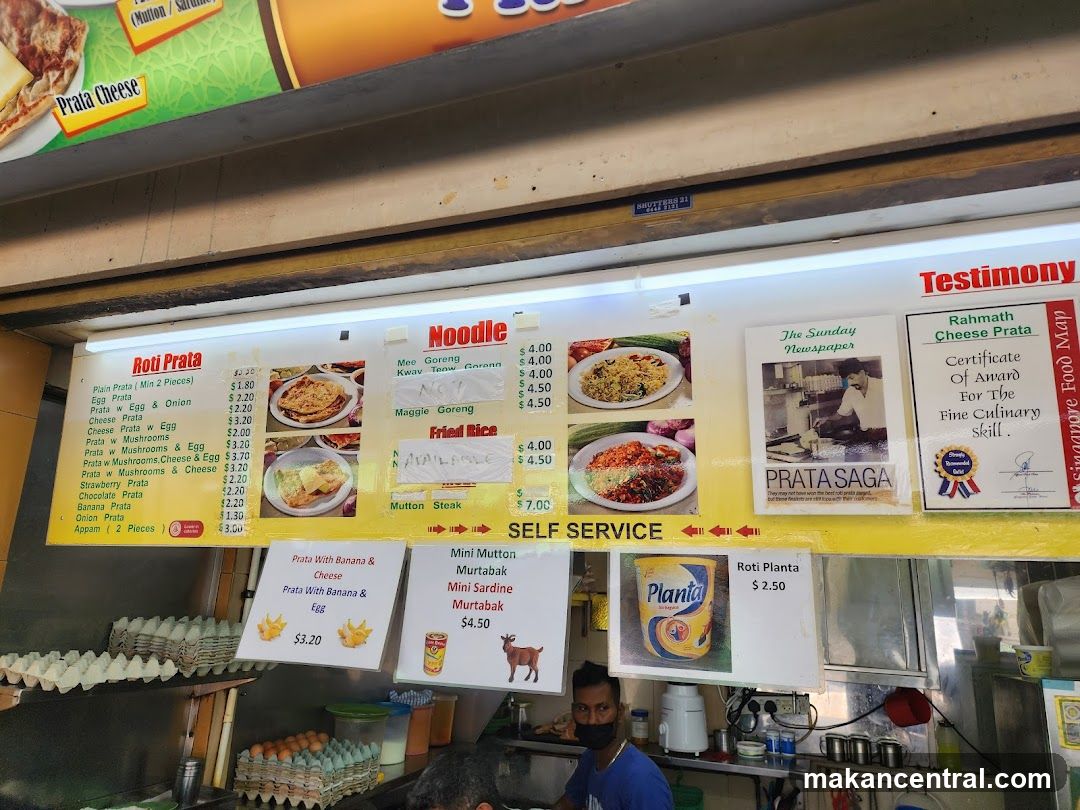 Food Stall Menu