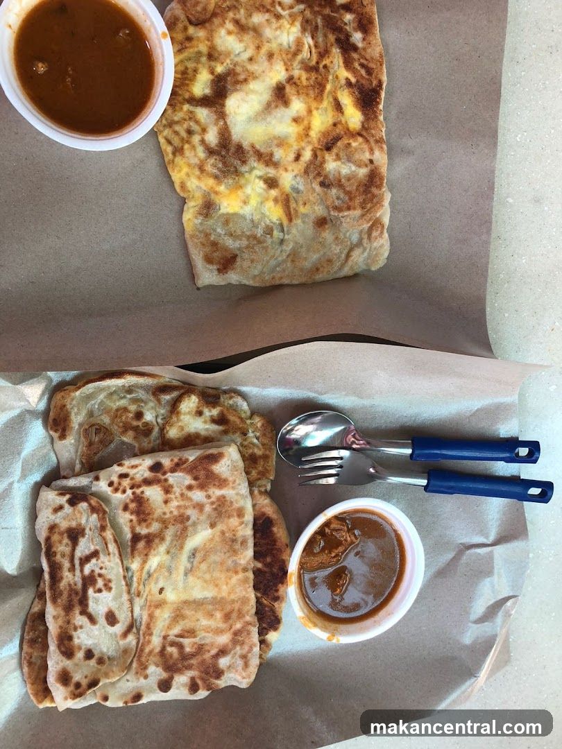 Roti Canai with Curry