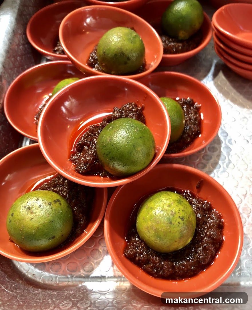 Lime and Chili Paste Appetizers