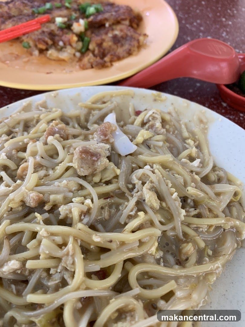 Noodles and Fried Dish