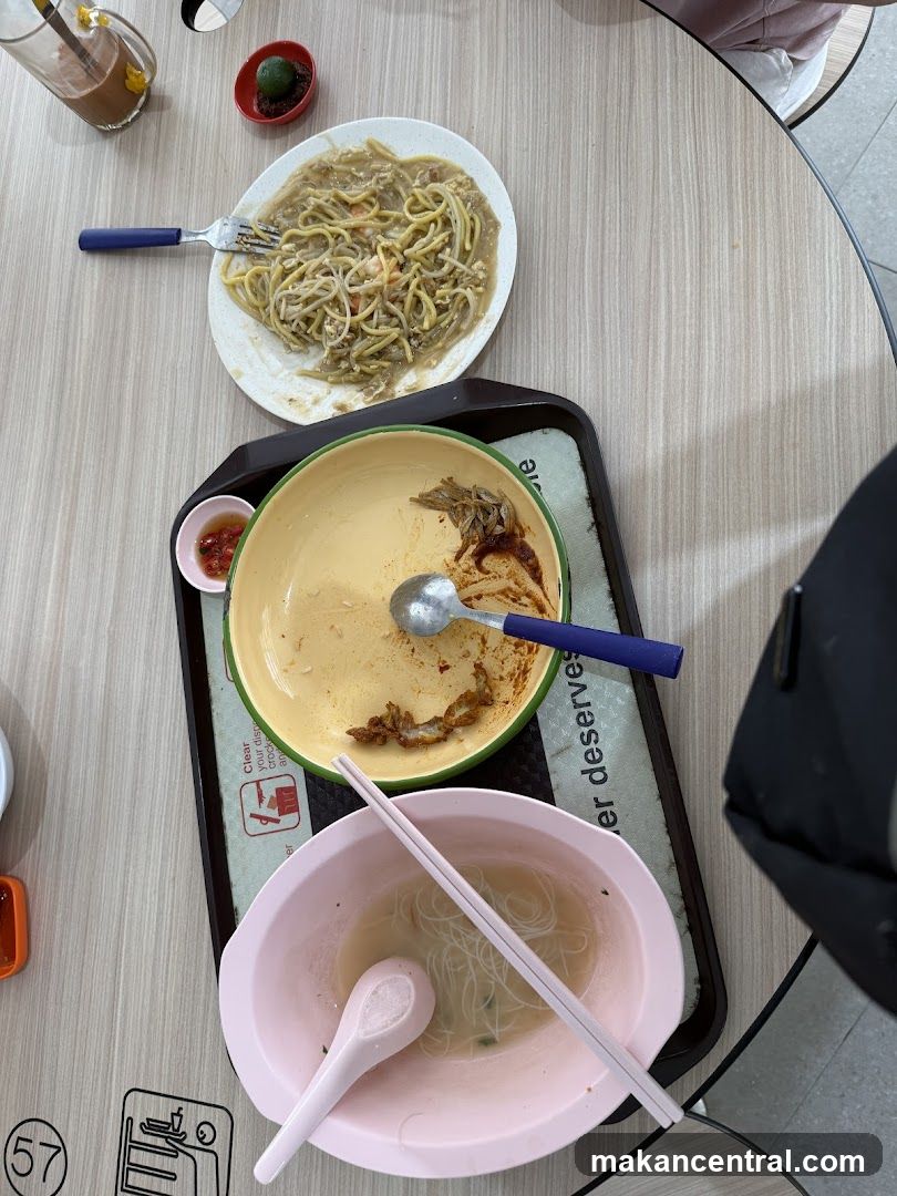 Leftover Food on Table
