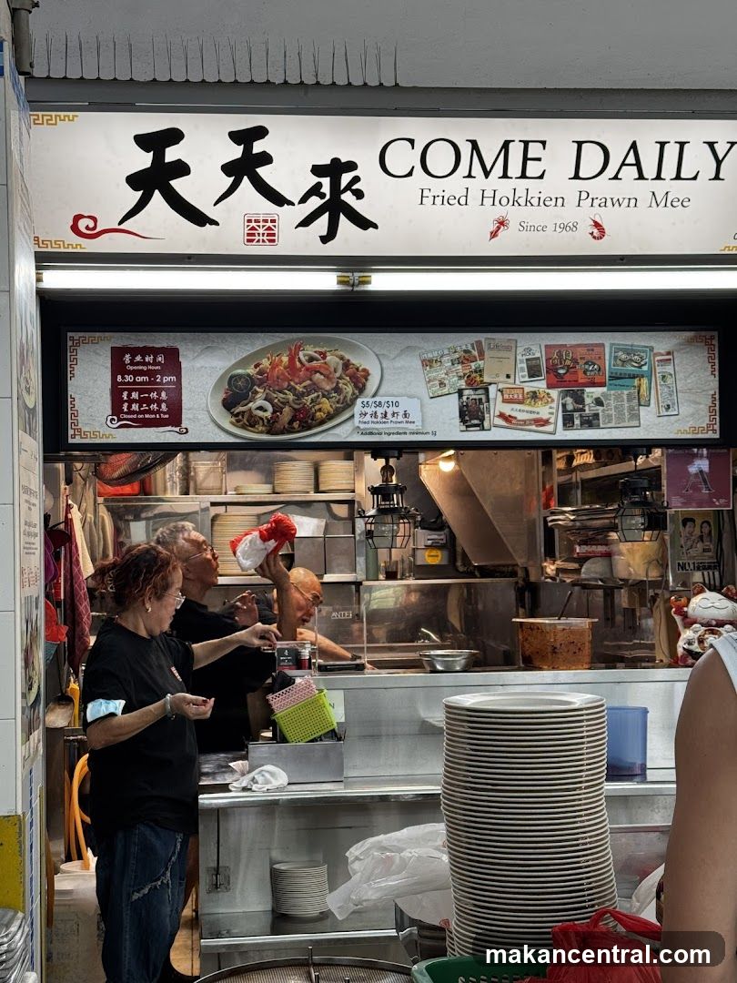 Come Daily Fried Hokkien Prawn Mee