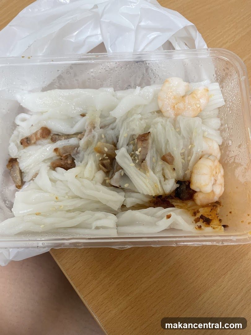 Rice Noodle Rolls with Shrimp and Pork