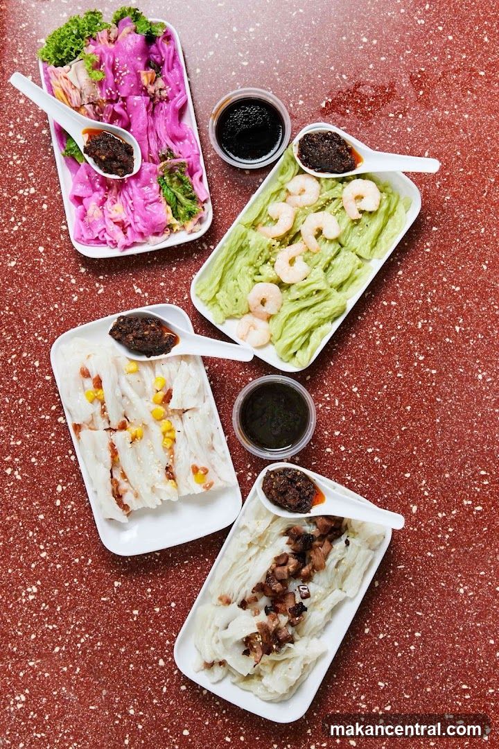 Assortment of Steamed Rice Rolls