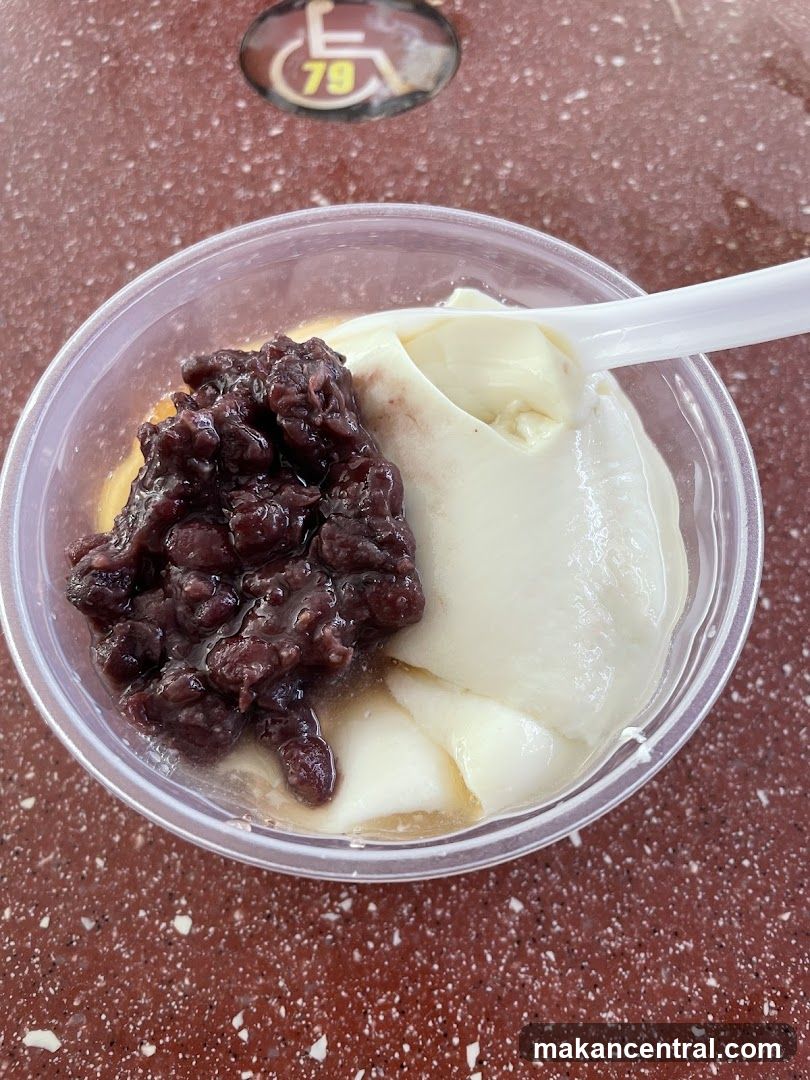 Tofu Pudding with Red Beans