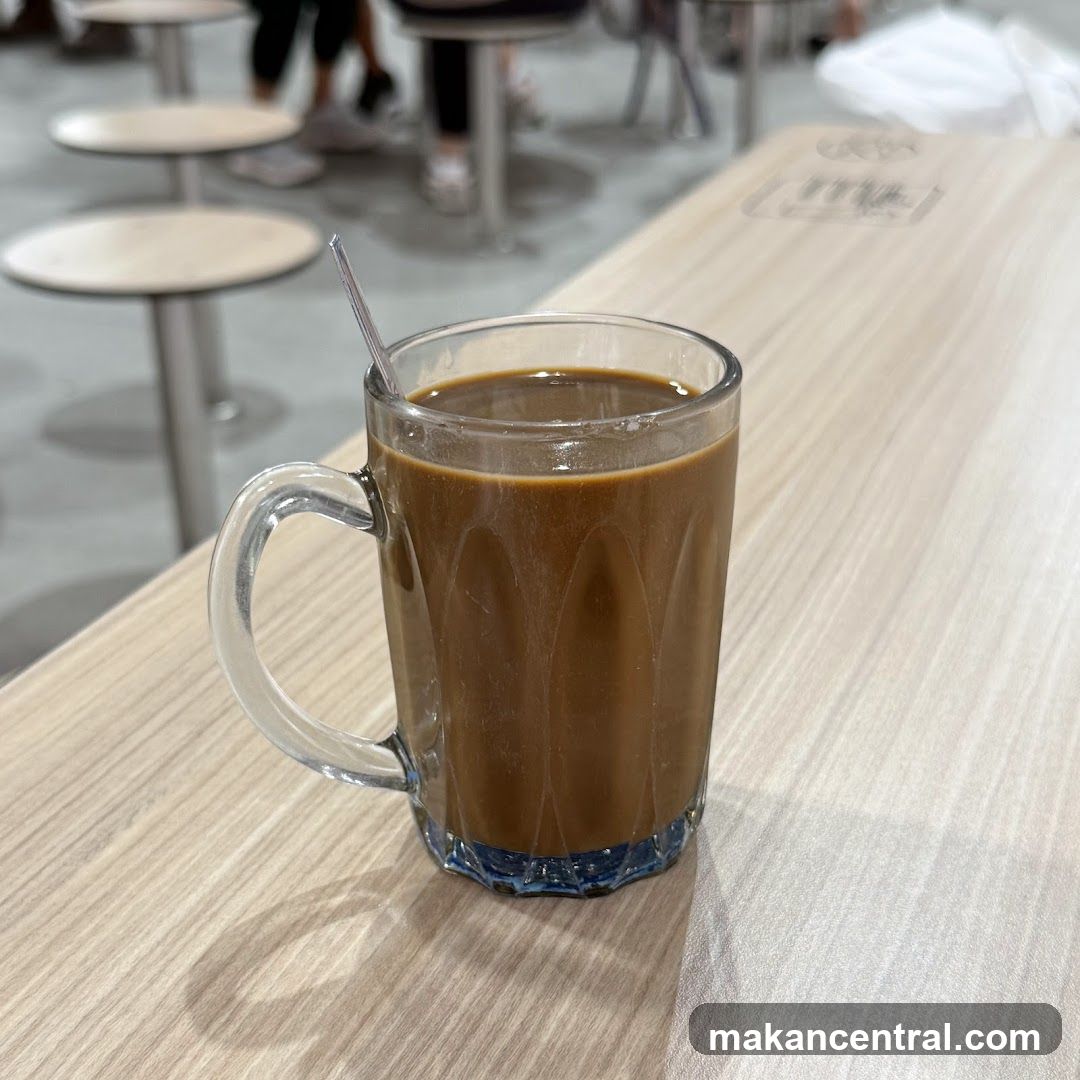 Coffee in a glass mug