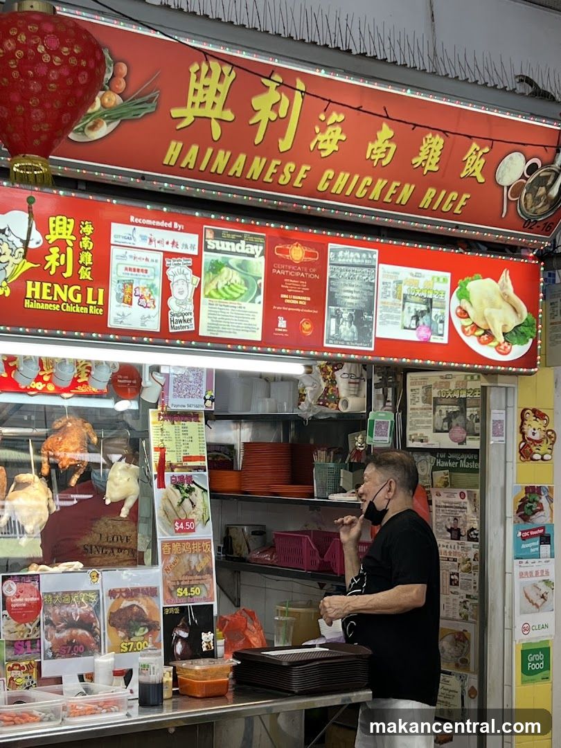 Hainanese Chicken Rice Stall