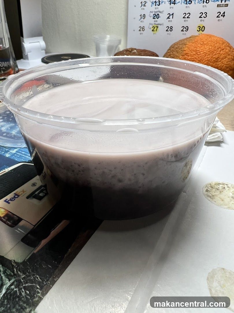 Beverage in a plastic cup
