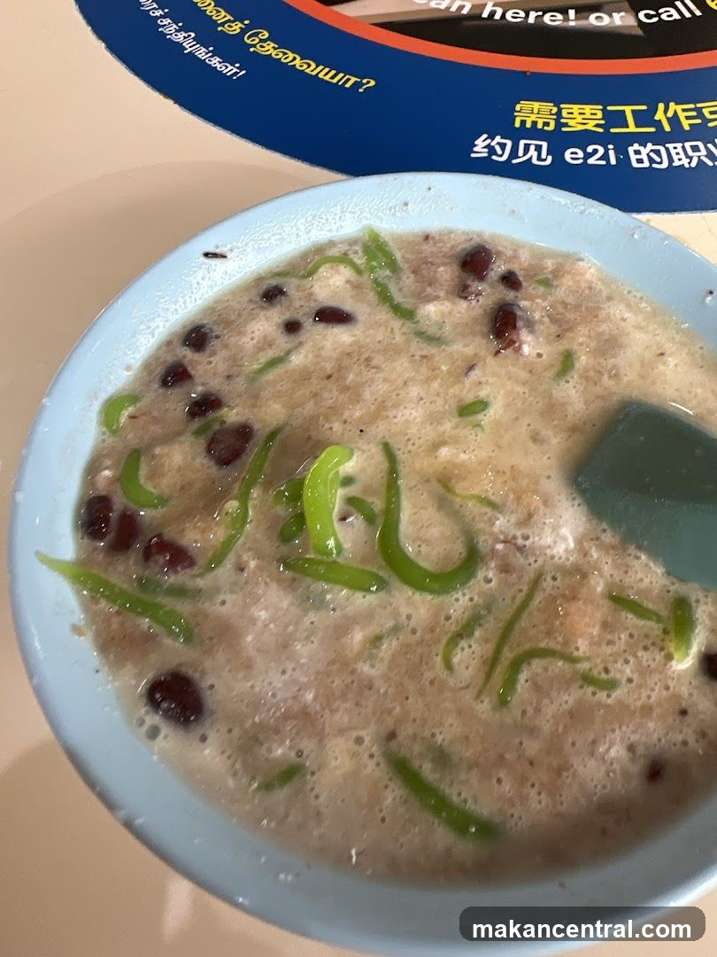 Dessert with Red Beans and Green Jelly