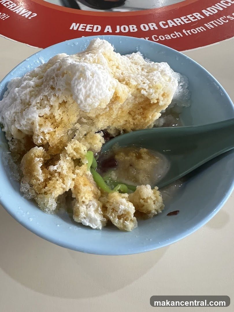 Dessert with Shaved Ice