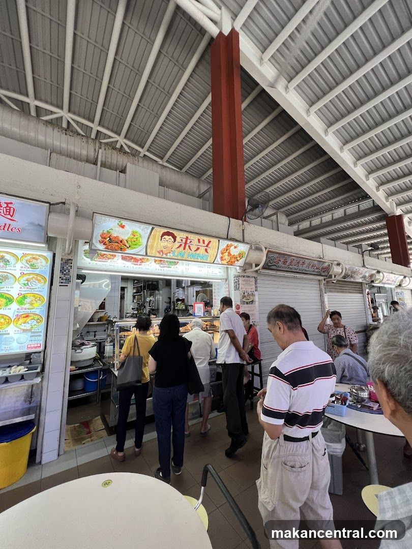Food Stall with Customers