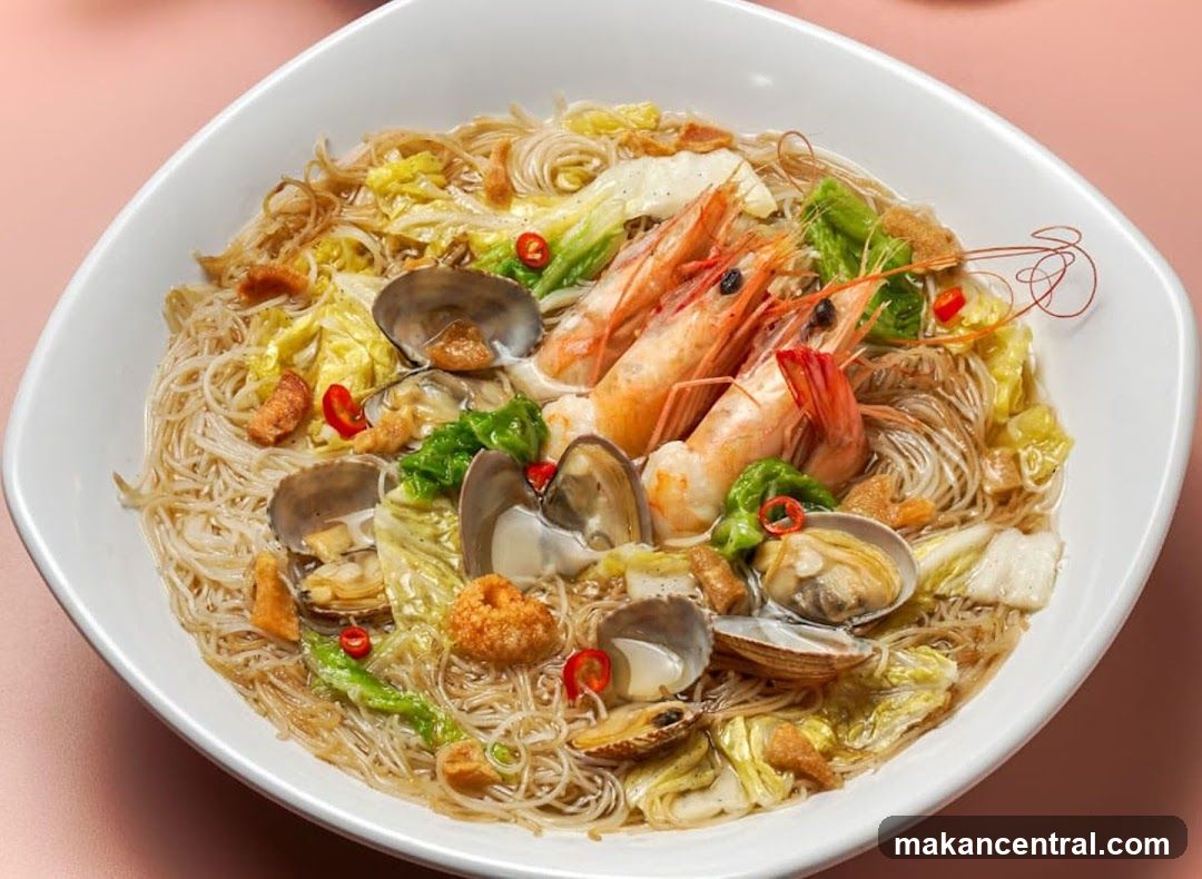 Seafood Noodle Dish