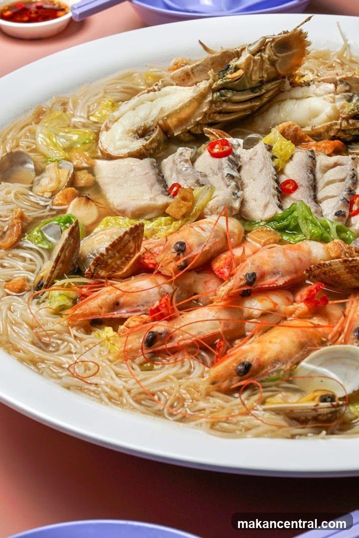 Seafood Noodle Dish