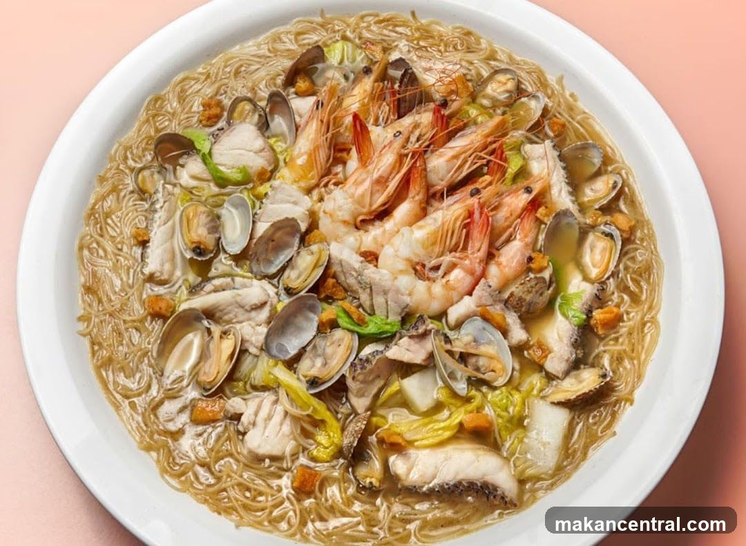 Seafood Noodle Dish