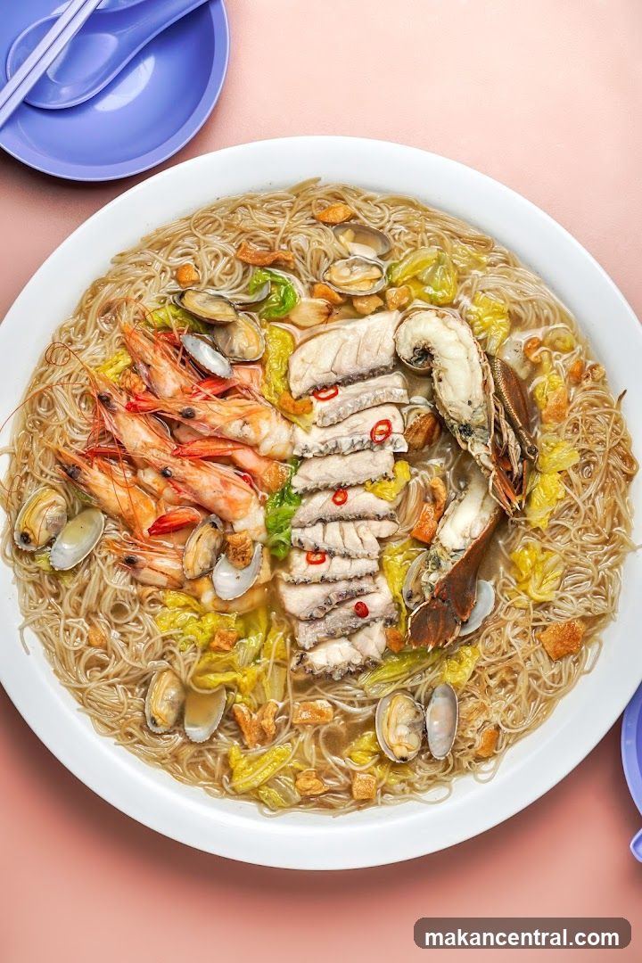 Seafood Noodle Dish