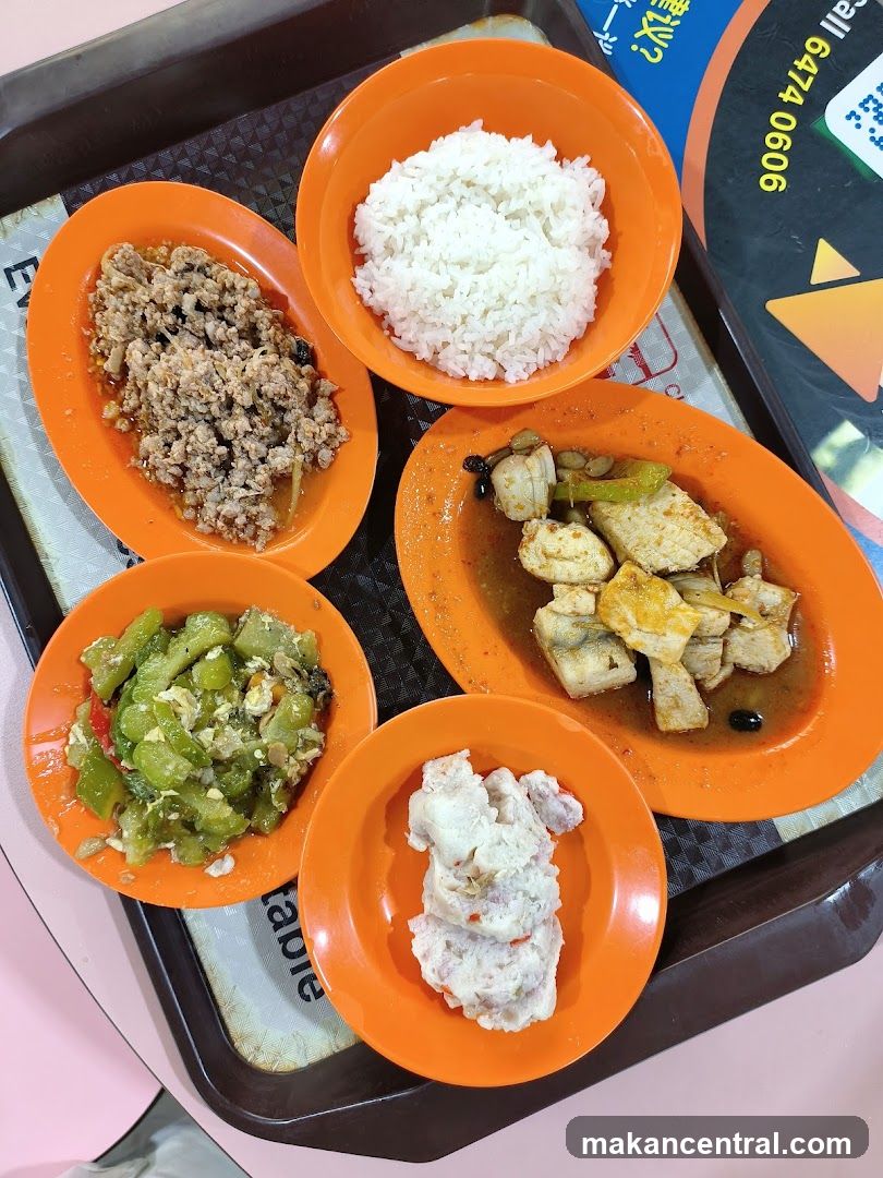 Meal with Rice and Dishes