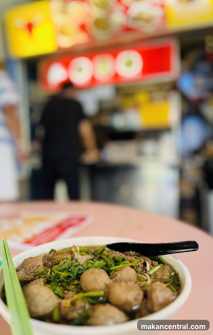 Bowl of Beef Noodle Soup
