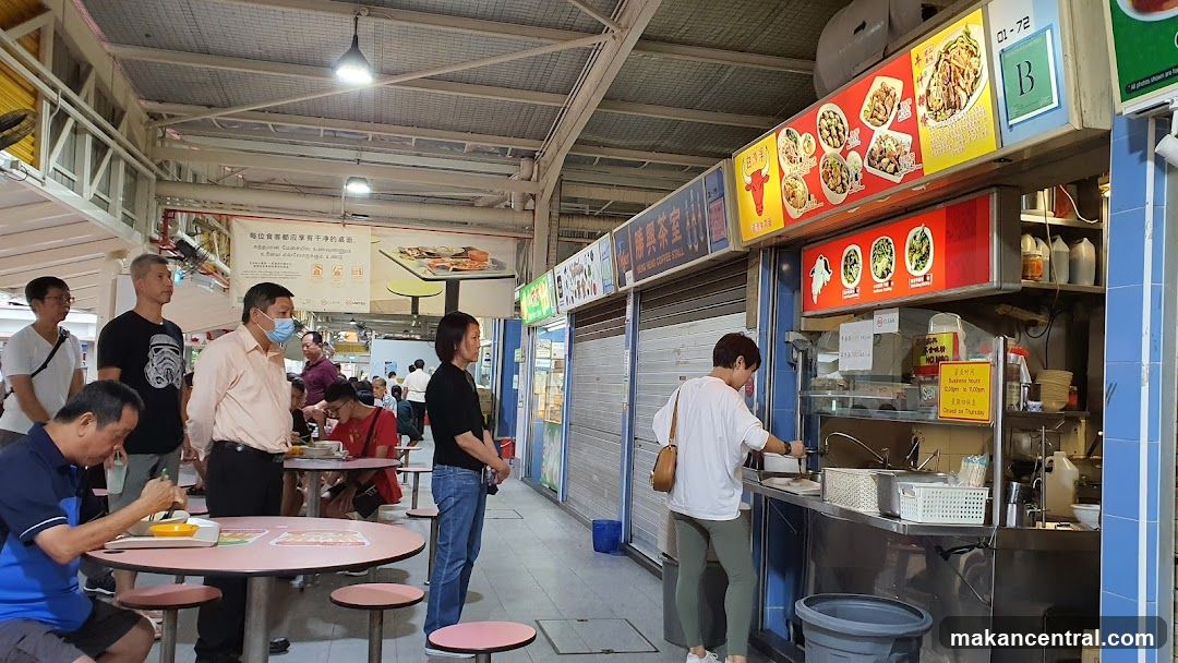 Food stalls in a hawker center
