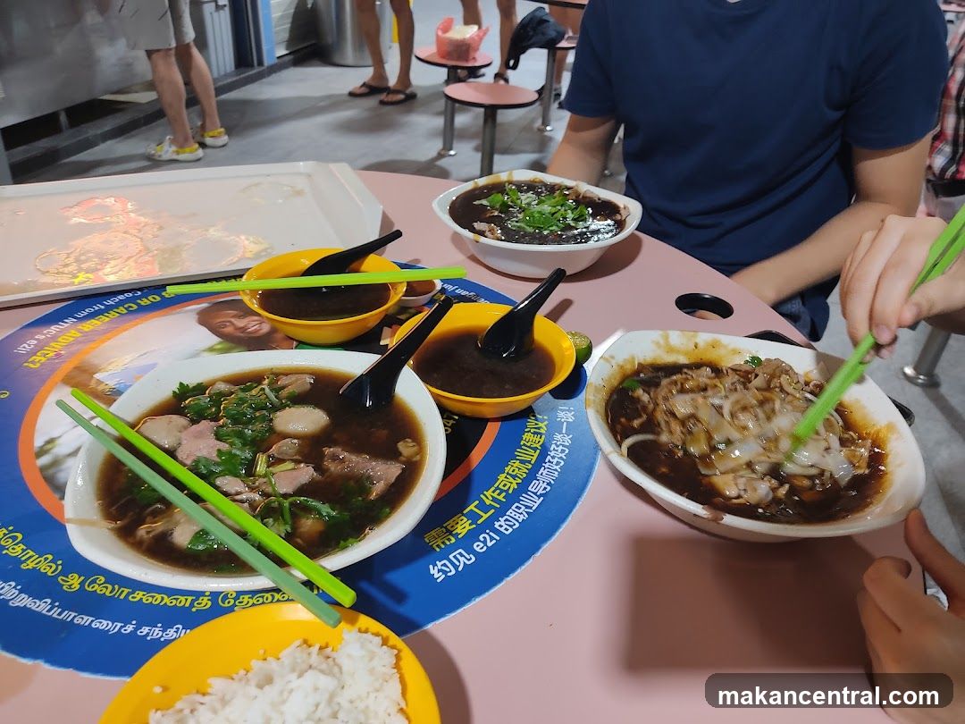 Food at a hawker stall