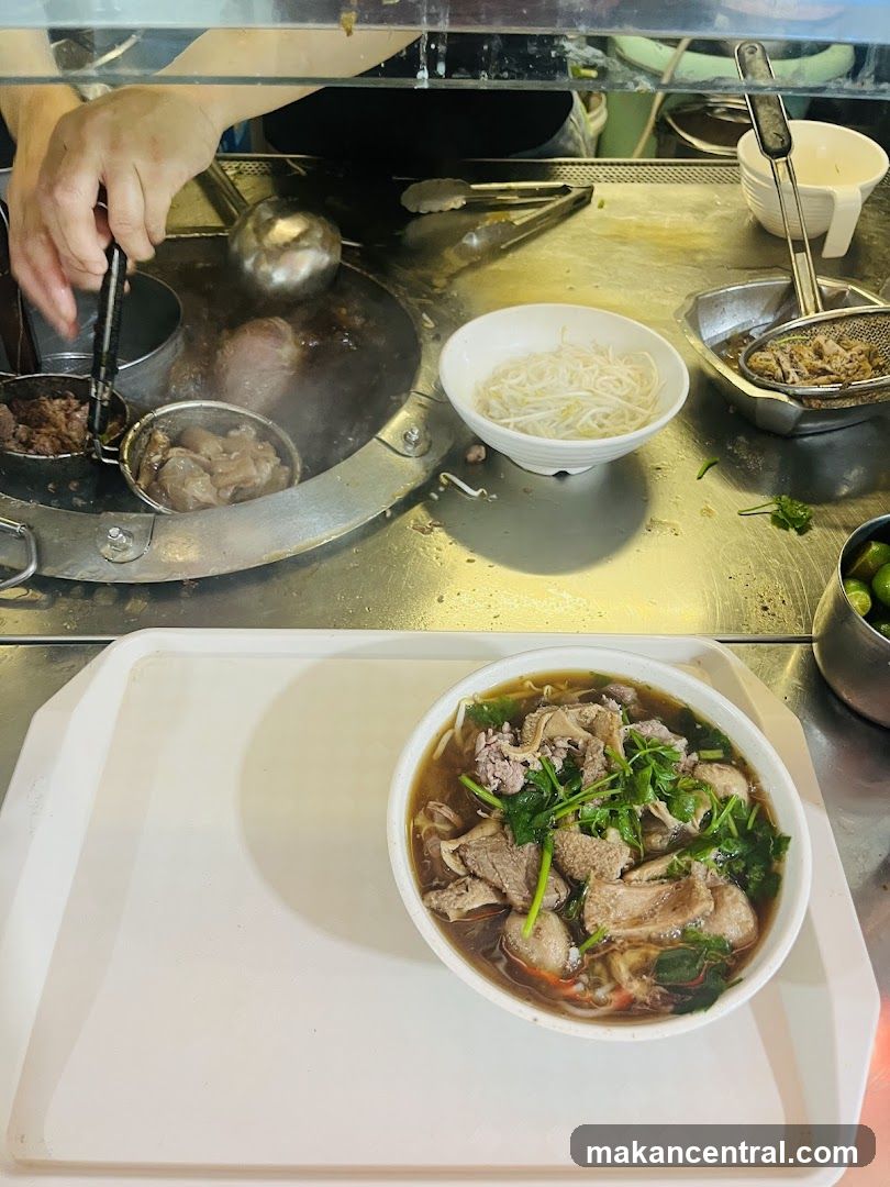 Noodle Soup Preparation