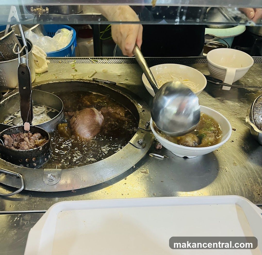 Noodle Soup Preparation