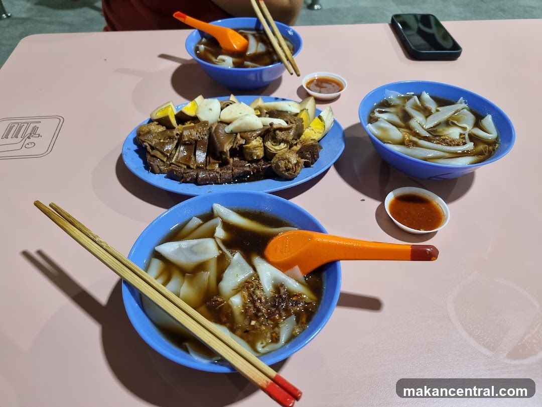 Food on a table